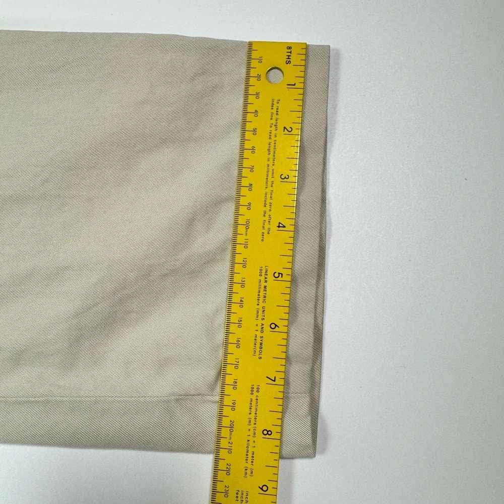 Polo Ralph Lauren Mens Chinos Pants 34x32 Khaki Classic Fit 100% Cotton Casual